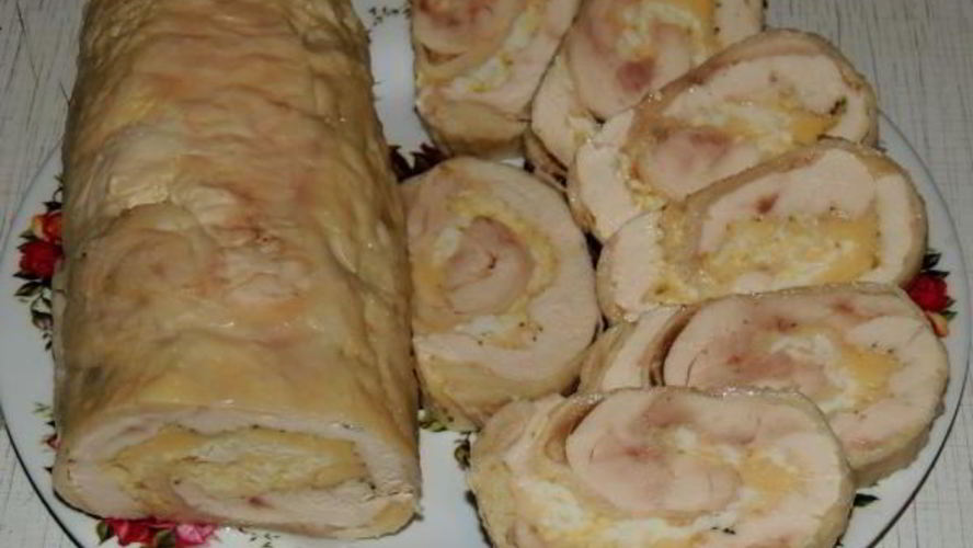 Рецепт куриный рулет запеченный в духовке