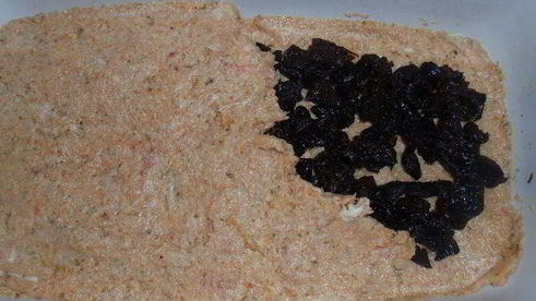 мясной рулет с черносливом