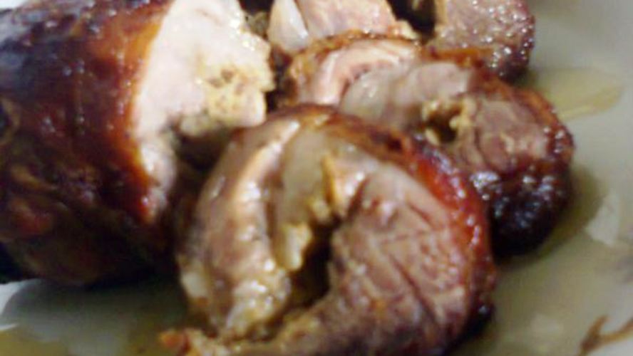 Рецепт мясной рулет с горчицей