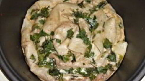 мясной рулет в лаваше в мультиварке