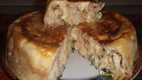 мясной рулет в лаваше в мультиварке