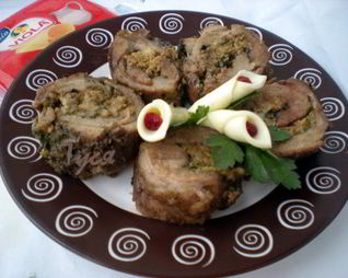 Мясной рулет