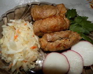 Мясные рулетики