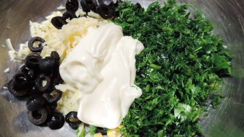 рулет из фарша с начинкой