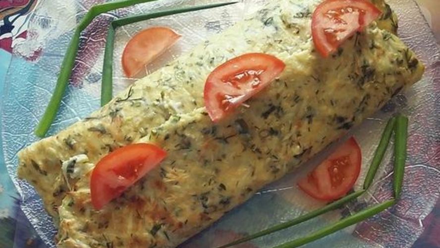 Рецепт рулет из кабачков