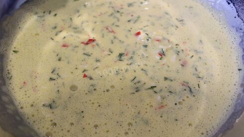 рулет из крабовых палочек