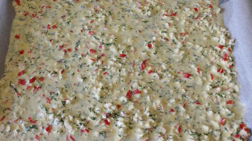 рулет из крабовых палочек