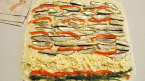 рулет из лаваша на новый год