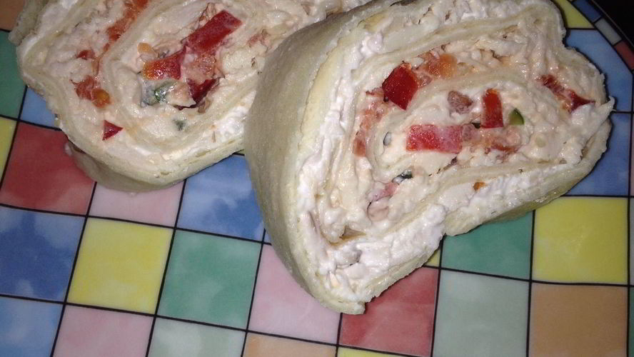 Рецепт рулет из лаваша с курицей