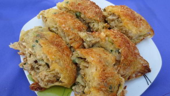 Рецепт Рулет из лаваша с яйцом и сыром