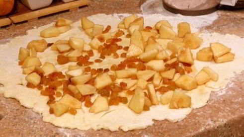 рулет из творожного теста