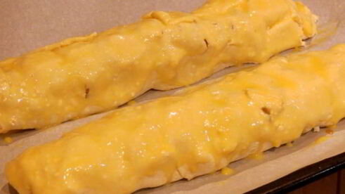 рулет из творожного теста