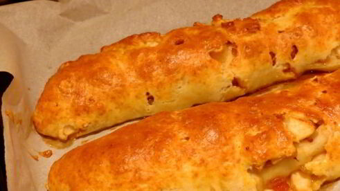 рулет из творожного теста