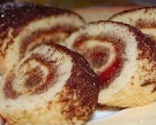 Рулет к чаю за 6 минут