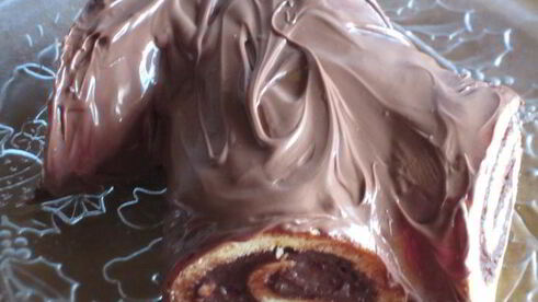 рулет рождественское полено