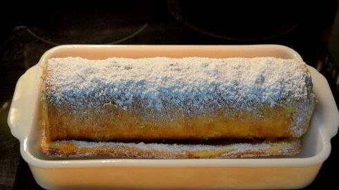 рулет с лимонным курдом