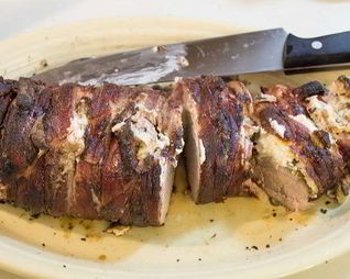 Рулет с плавленым сыром