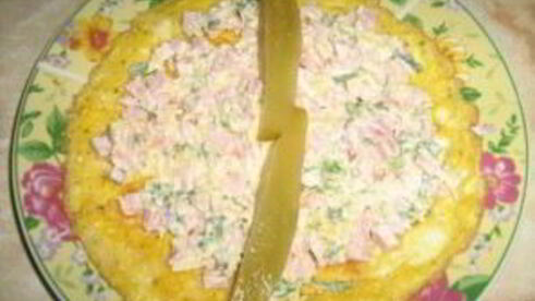 рулет с ветчиной