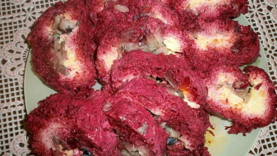 Рецепт рулет селедочка в шубке