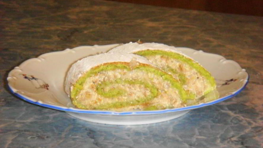 Рецепт рулет со сливочным сыром