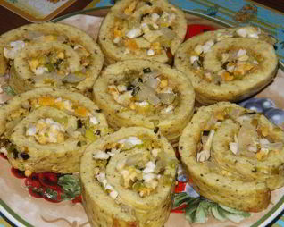 Рулет сырный