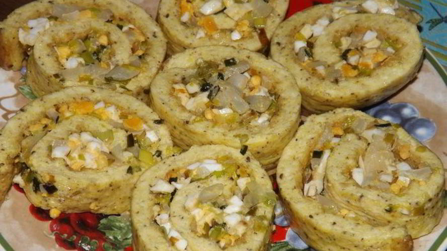 Рецепт рулет сырный