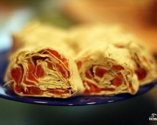 Рулетики из плавленого сыра