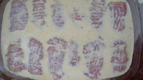 рулетики курино-дынные в сливочно-имбирном соусе