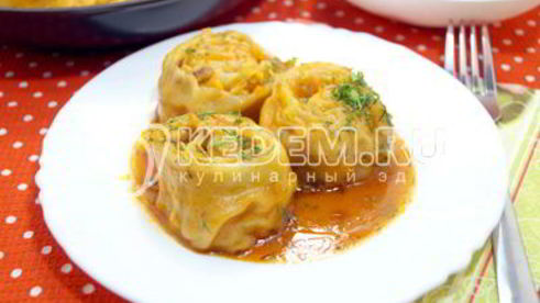 рулетики с грибами постные