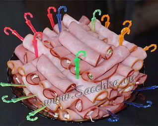 Рулетики с сыром