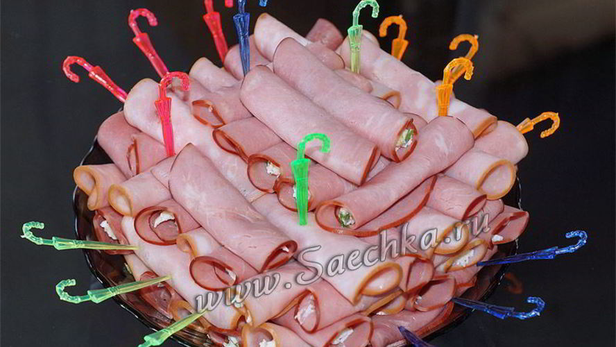 Рецепт рулетики с сыром