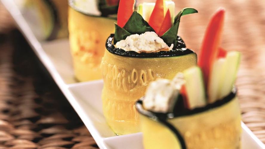 Рецепт рулеты из цукини с творогом