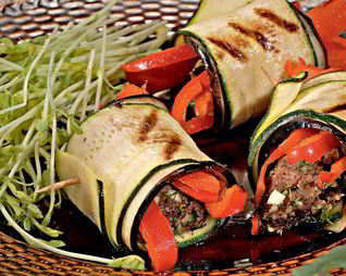 Рулеты с телятиной и грибами