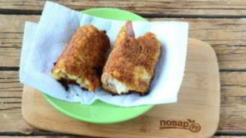 сытные рулетики из хлеба