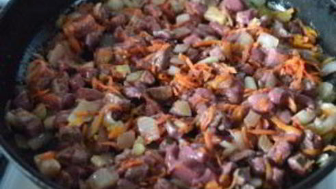 яичный рулет с печенкой