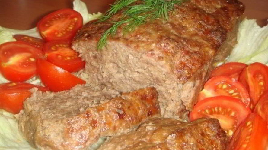 Рецепт запеченный мясной рулет из говядины и свинины