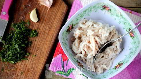 сало с чесноком и укропом
