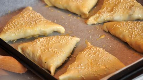 самса с курицей