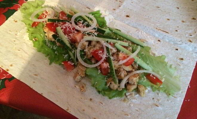 Домашняя шаурма