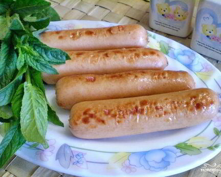 Сосиски на мангале