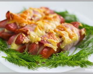 Сосиски в микроволновке