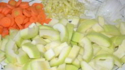 соте из баклажанов и кабачков