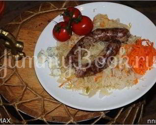 Свино-говяжья домашняя колбаса