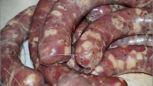 свино-говяжья домашняя колбаса