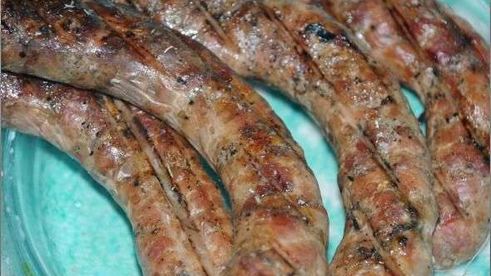 свино-говяжья домашняя колбаса