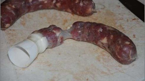 свино-говяжья домашняя колбаса