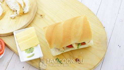 сэндвич с курицей