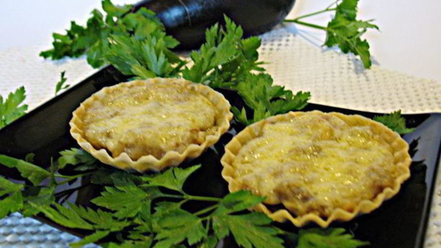 Рецепт баклажанный кокот в тарталетках