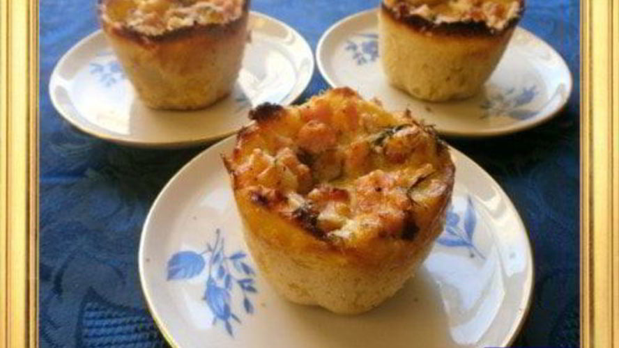 Рецепт картофельные тарталетки с начинкой