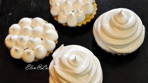 лимонные тарталетки с безе